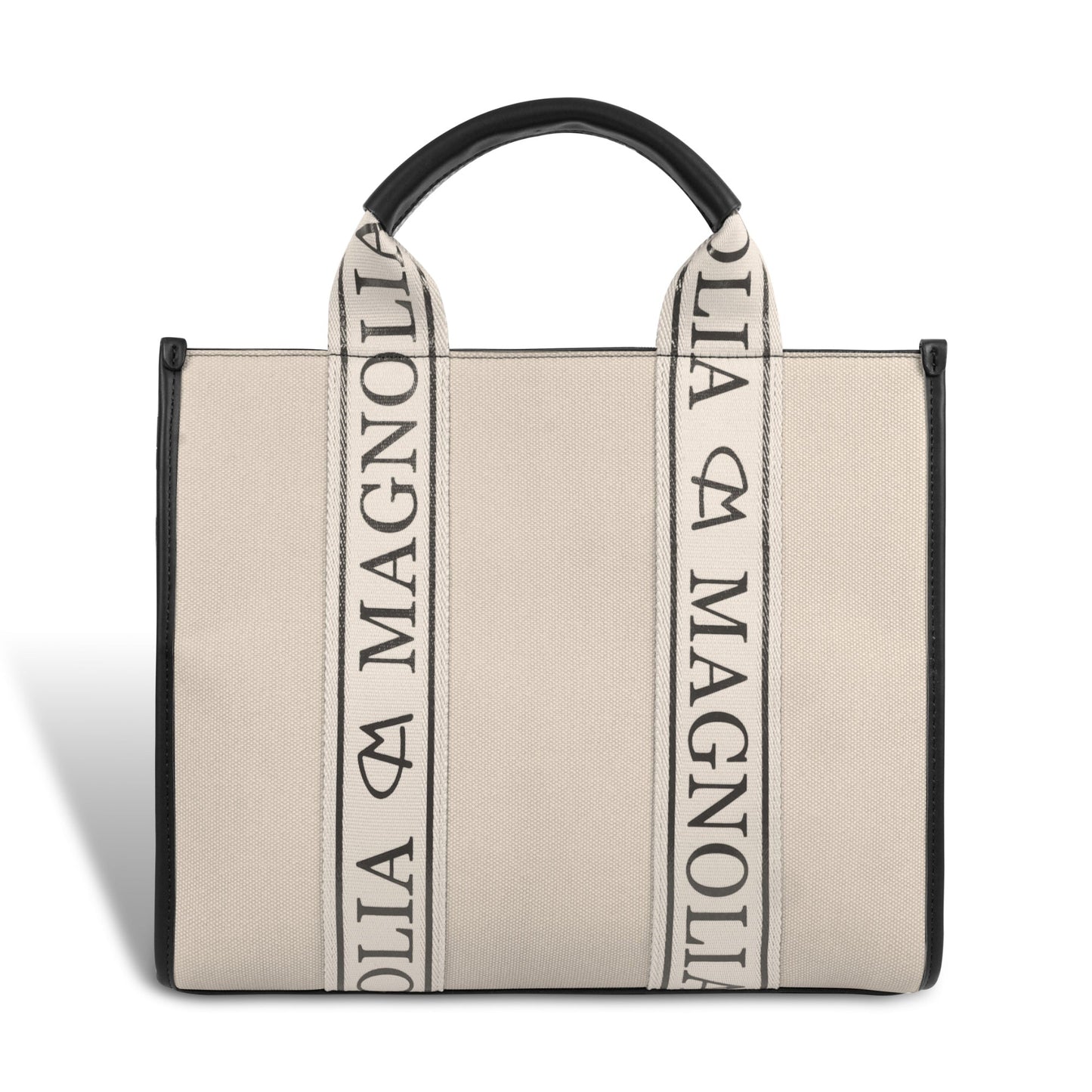 Magnolia® Premium Faux Leather Handbag – 10L Spacious Everyday & Office Bag | Beige