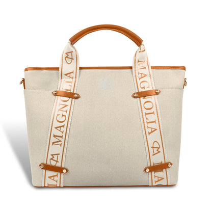 Magnolia Women Beige Satchel