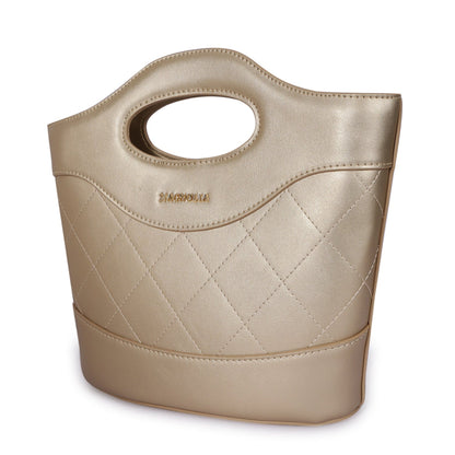 Magnolia Women Gold Satchel