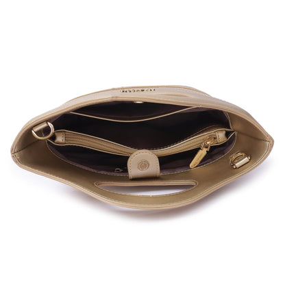 Magnolia Women Gold Satchel
