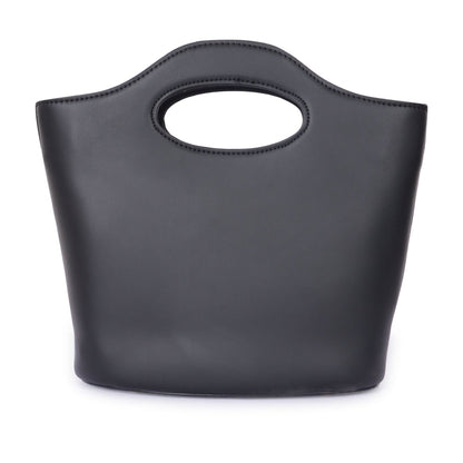 Magnolia Women Black Satchel