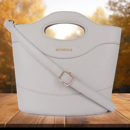 Magnolia Women Grey Satchel