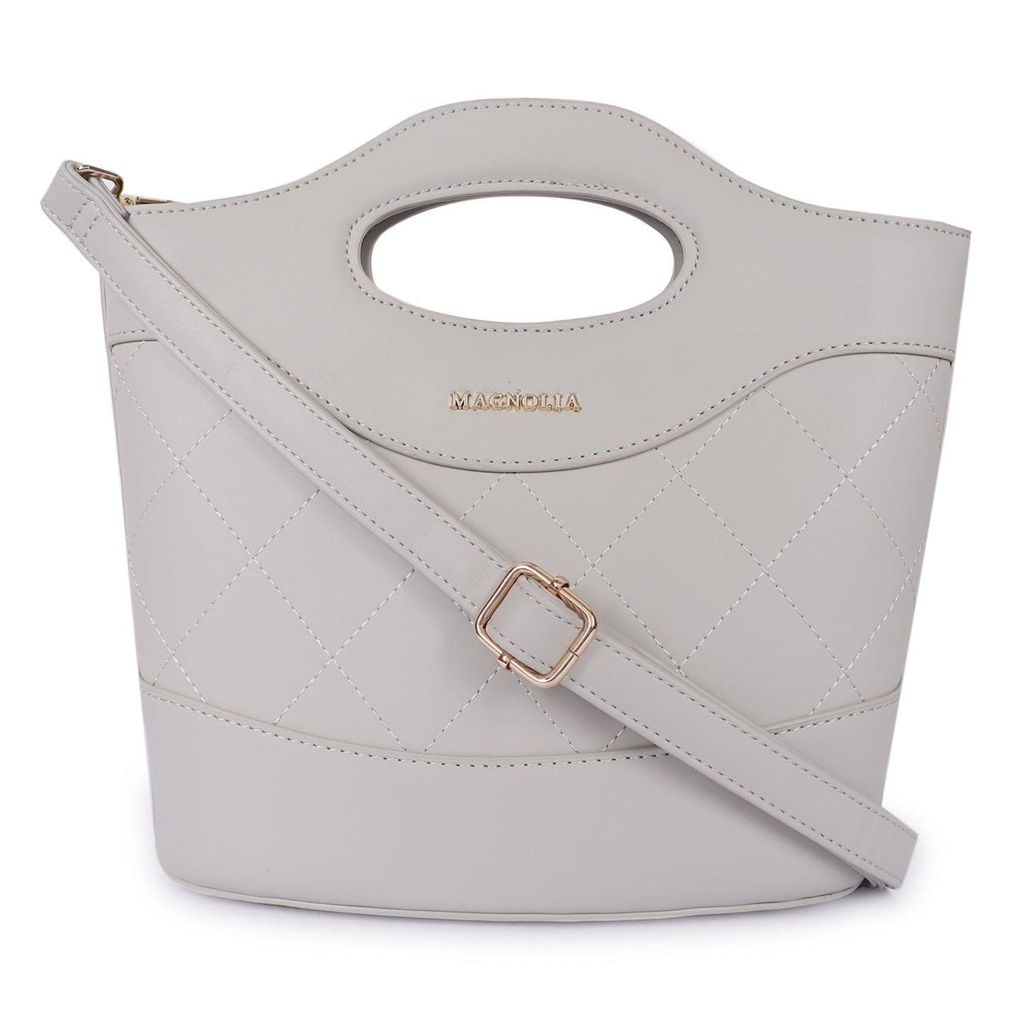 Magnolia Women Grey Satchel