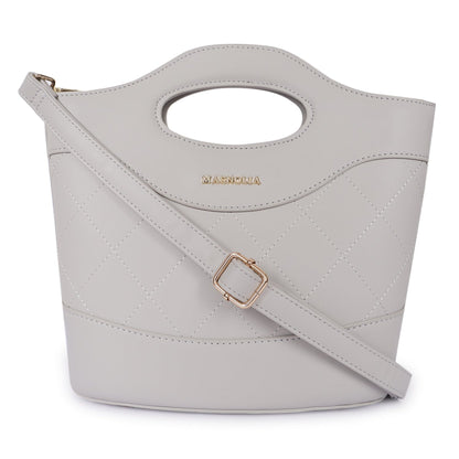 Magnolia Women Grey Satchel
