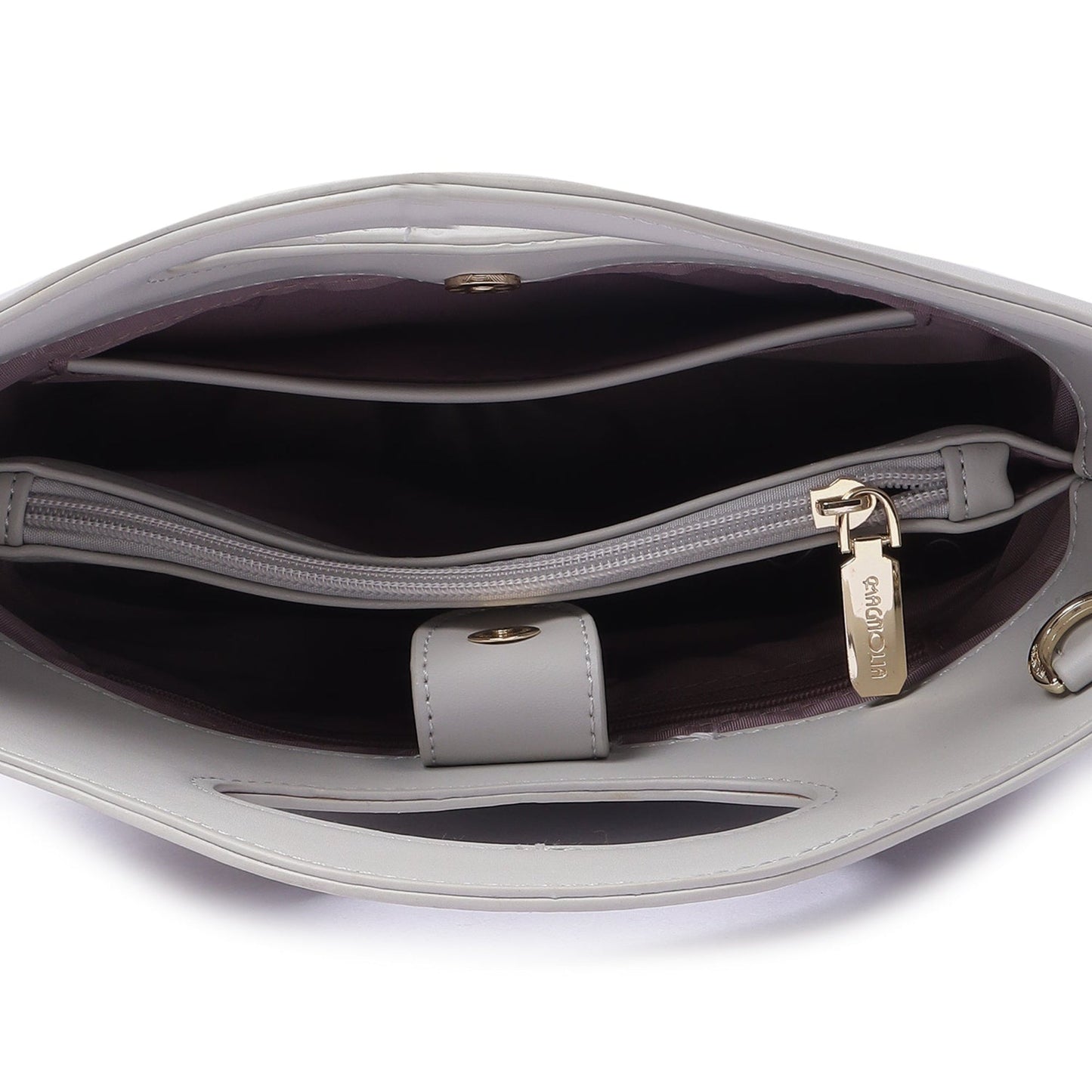Magnolia Women Grey Satchel
