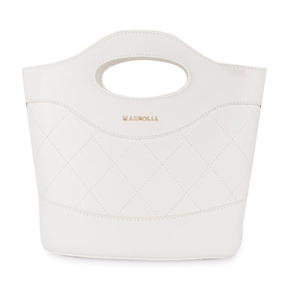 Magnolia Women White Satchel