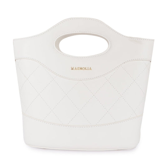 Magnolia Women White Satchel