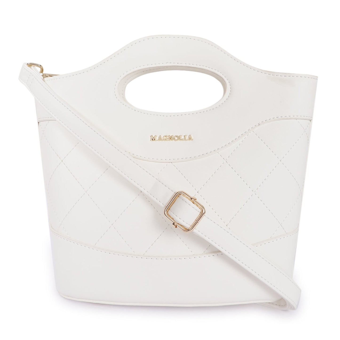 Magnolia Women White Satchel