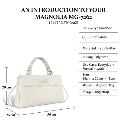 Magnolia Women Off White Satchel