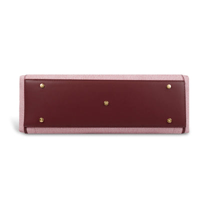 Magnolia Stylish Textured Handbag for Women - Elegant Shoulder Tote with Detachable Strap