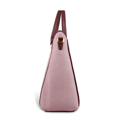 Magnolia Stylish Textured Handbag for Women - Elegant Shoulder Tote with Detachable Strap