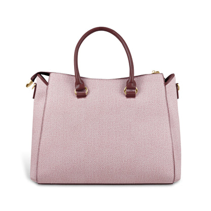 Magnolia Stylish Textured Handbag for Women - Elegant Shoulder Tote with Detachable Strap