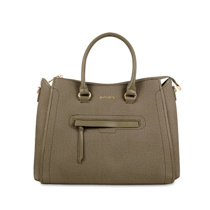 Magnolia Stylish Textured Handbag for Women - Elegant Shoulder Tote with Detachable Strap