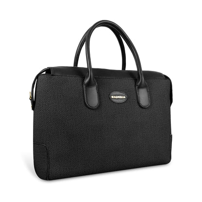 Magnolia Elegant Structured Handbag for Women - Premium Shoulder Tote with Top Handles & Detachable Strap