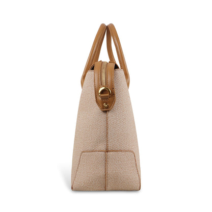 Magnolia Elegant Structured Handbag for Women - Premium Shoulder Tote with Top Handles & Detachable Strap