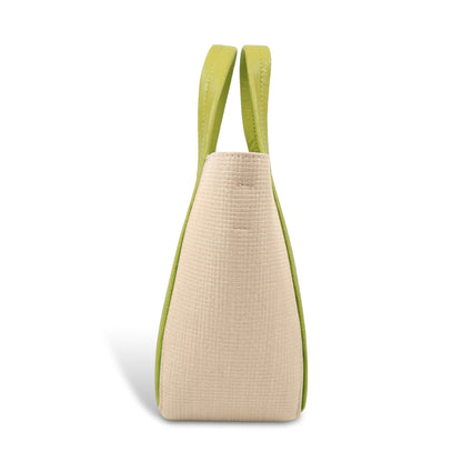 Trendy Leather Tote Bag with Detachable Shoulder Strap & Spacious Interior