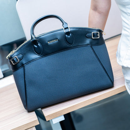 Trendy Leather Tote Bag with Detachable Shoulder Strap & Spacious Interior