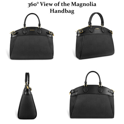 Trendy Leather Tote Bag with Detachable Shoulder Strap & Spacious Interior
