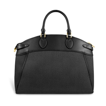 Trendy Leather Tote Bag with Detachable Shoulder Strap & Spacious Interior