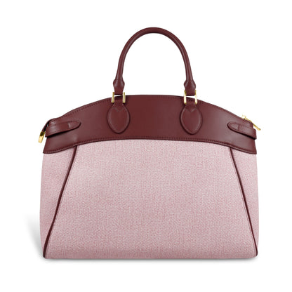 Trendy Leather Tote Bag with Detachable Shoulder Strap & Spacious Interior