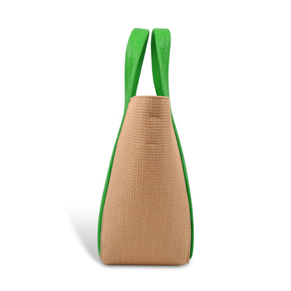 Trendy Leather Tote Bag with Detachable Shoulder Strap & Spacious Interior