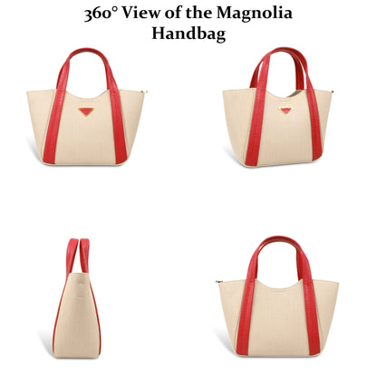 Trendy Leather Tote Bag with Detachable Shoulder Strap & Spacious Interior
