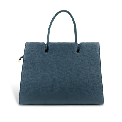 Magnolia Women’s Handbag – 9.5L Spacious Faux Leather Tote in Blue