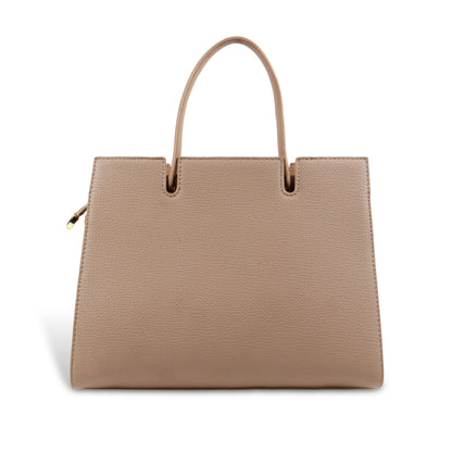 Magnolia Women’s Handbag – 9.5L Spacious Faux Leather Tote in Khaki