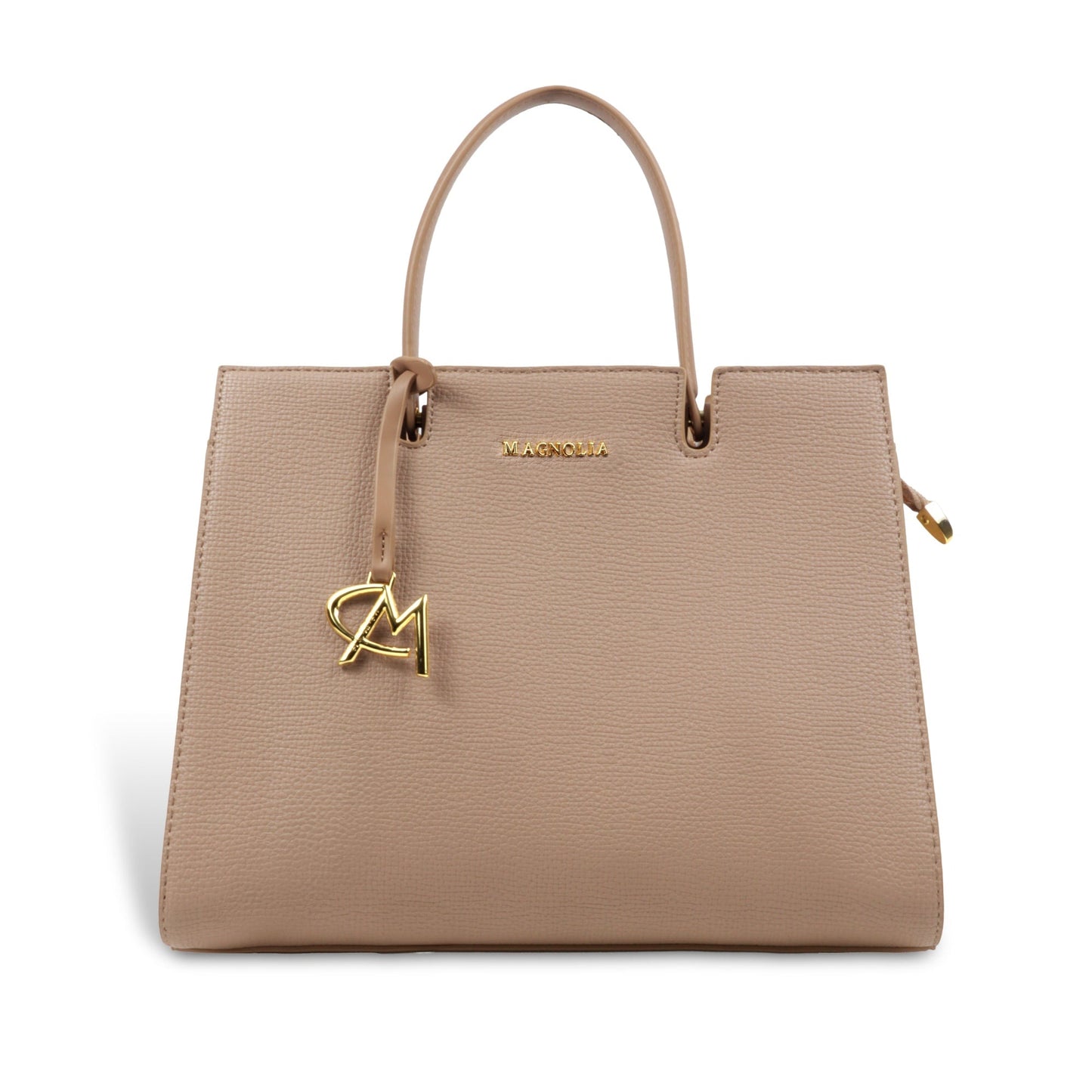 Magnolia Women’s Handbag – 9.5L Spacious Faux Leather Tote in Khaki