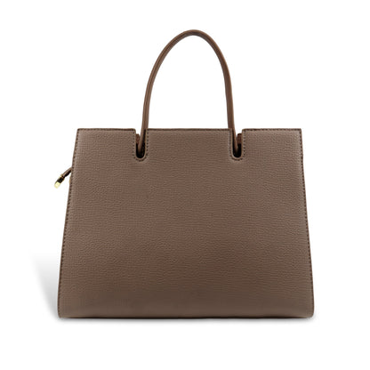 Magnolia Women’s Handbag – 9.5L Spacious Faux Leather Tote in Brown