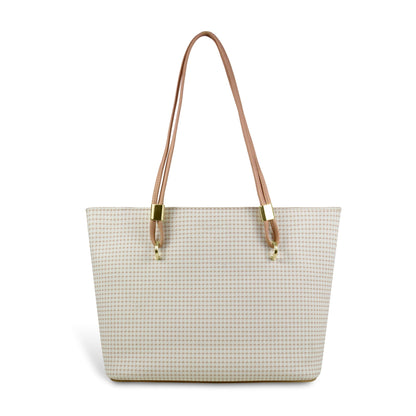 Magnolia Stylish Textured Tote Bag for Women with Spacious Compartments