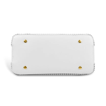 Magnolia Premium Textured Handbag for Women with Detachable Sling Strap