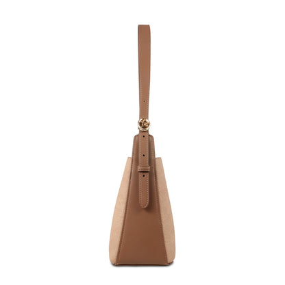 Magnolia Premium Textured Handbag for Women with Detachable Sling Strap