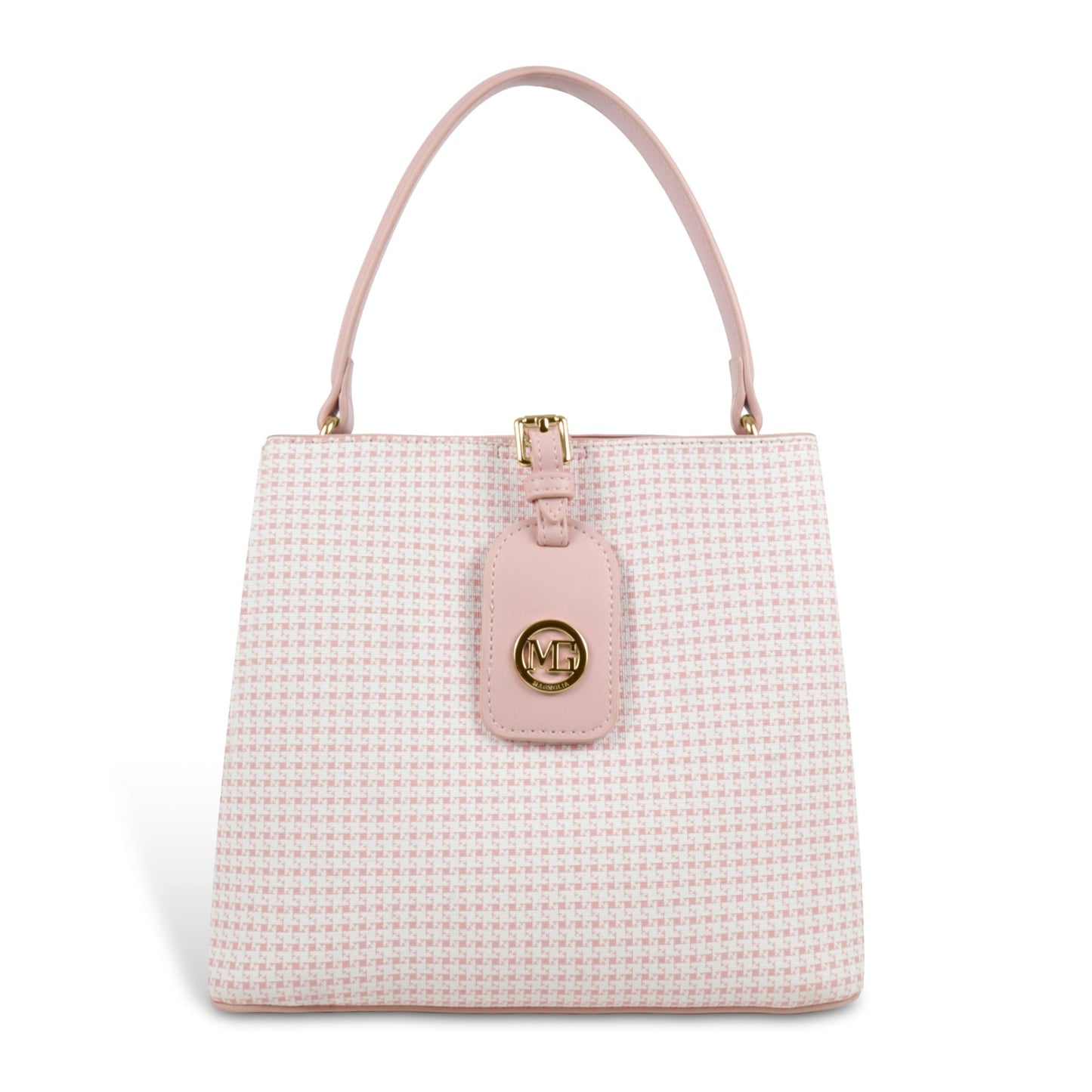 Magnolia Premium Textured Handbag for Women with Detachable Sling Strap