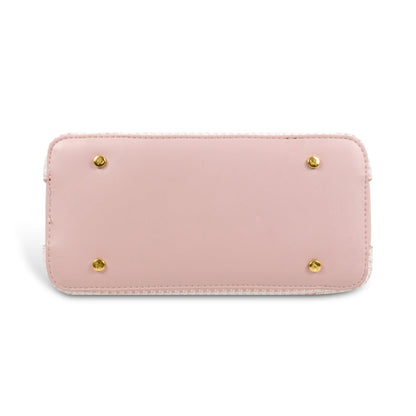 Magnolia Premium Textured Handbag for Women with Detachable Sling Strap