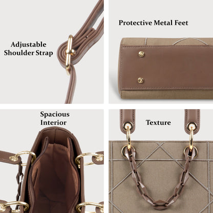 Magnolia Luxury Handbag Trendy Women's Shoulder & Hand Carry Bag