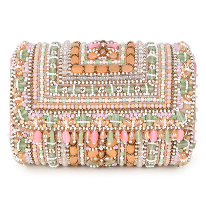 Magnolia Women Multicolor Embellished Clutch