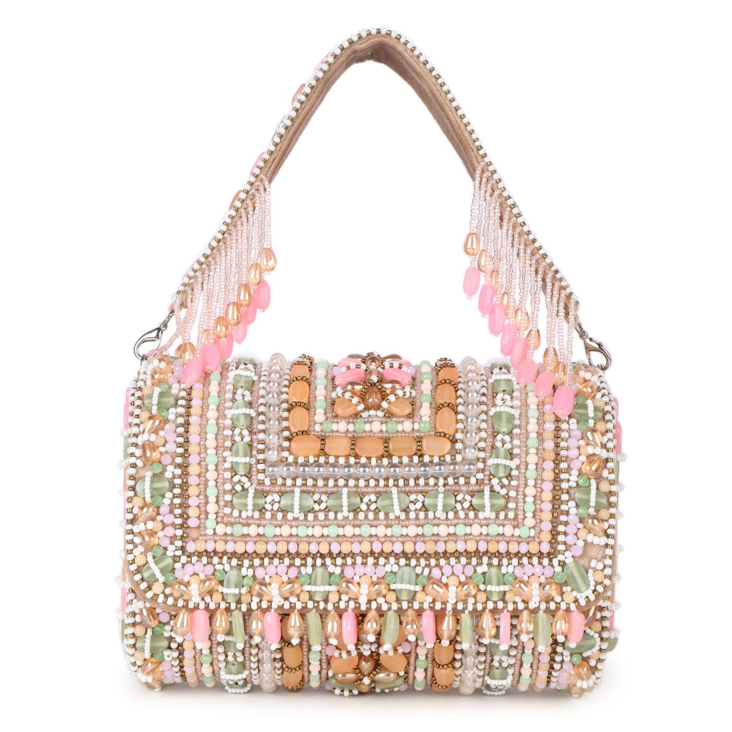 Magnolia Women Multicolor Embellished Clutch