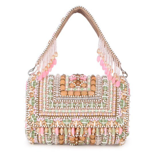 Magnolia Women Multicolor Embellished Clutch
