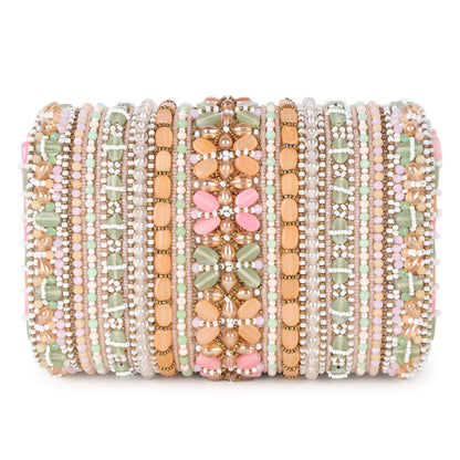 Magnolia Women Multicolor Embellished Clutch