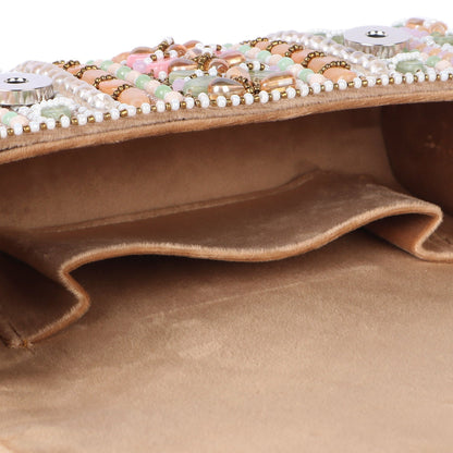 Magnolia Women Multicolor Embellished Clutch