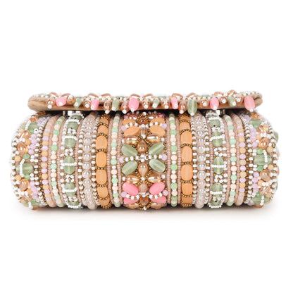 Magnolia Women Multicolor Embellished Clutch