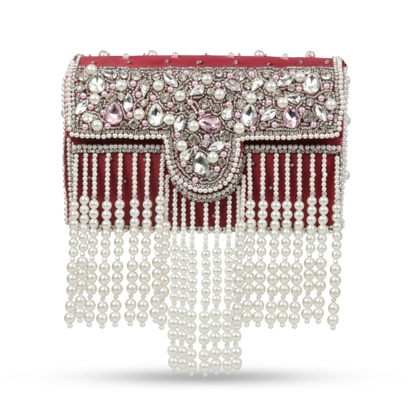 Magnolia Traditional Potli Style Handbag with Beadwork