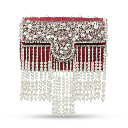Magnolia Traditional Potli Style Handbag with Beadwork
