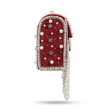 Magnolia Traditional Potli Style Handbag with Beadwork
