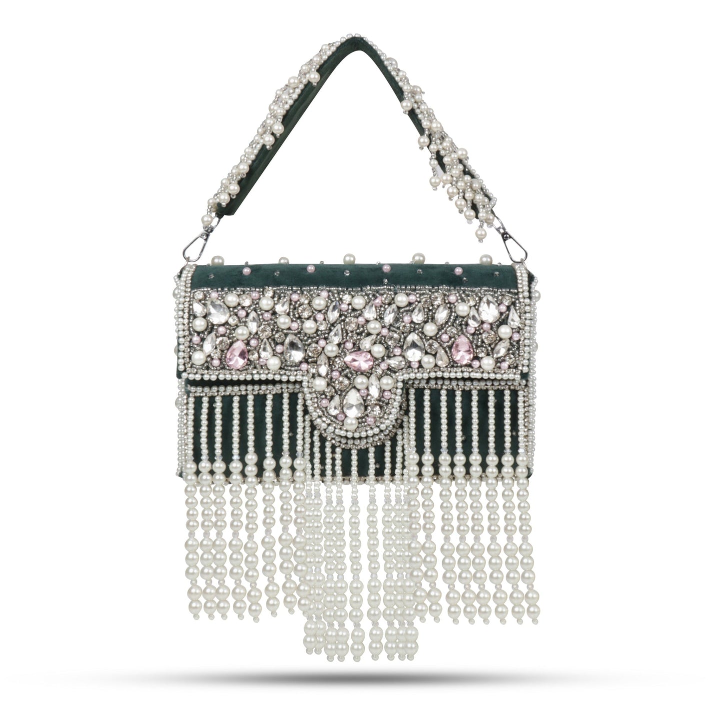Traditional Potli Style Handbag with Beadwork