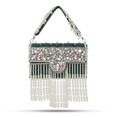 Traditional Potli Style Handbag with Beadwork