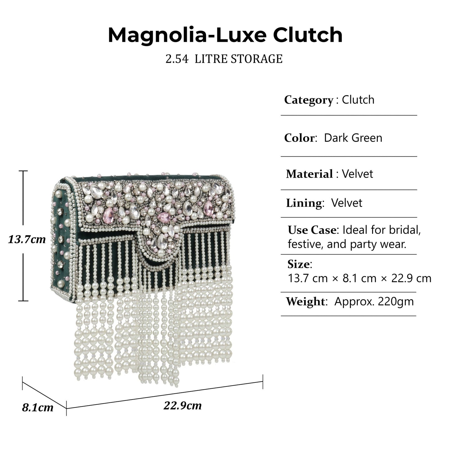 Traditional Potli Style Handbag with Beadwork