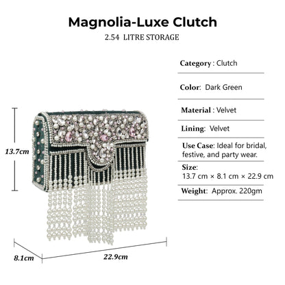 Traditional Potli Style Handbag with Beadwork