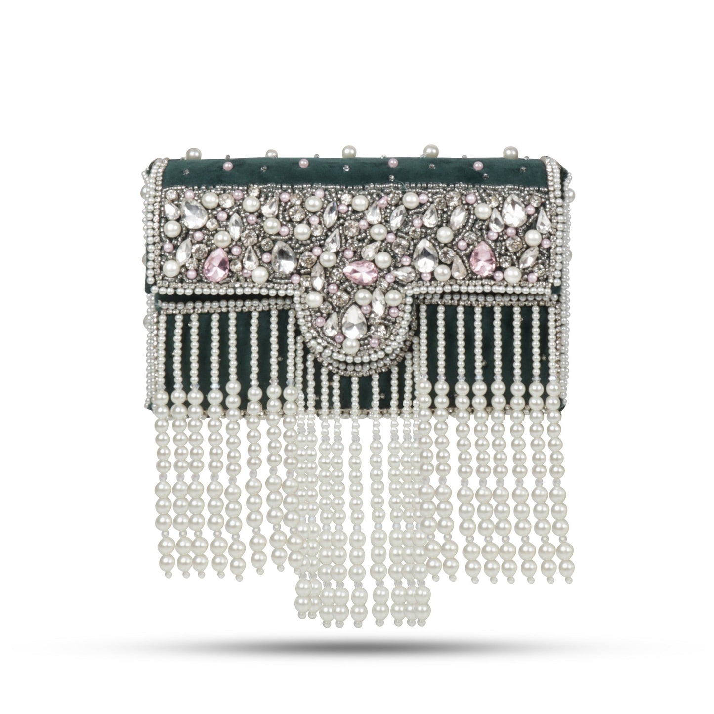 Traditional Potli Style Handbag with Beadwork